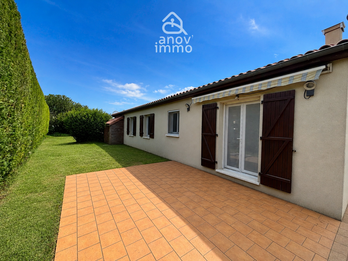 Maison plain-pied 132 m2   5 chambres   DPE C   Double garag